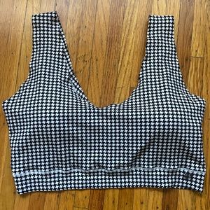 Anne Klein houndstooth bralette